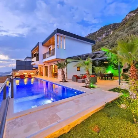 Loft Kalkan With Jacuzzi-sauna And Heating Swimming Pool Villa *