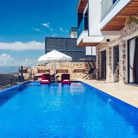 Loft Kalkan With Jacuzzi-sauna And Heating Swimming Pool Villa Kaş