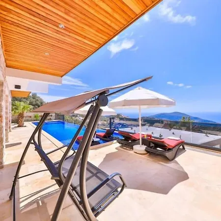 Loft Kalkan With Jacuzzi-sauna And Heating Swimming Pool Villa *