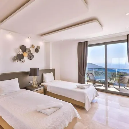 Loft Kalkan With Jacuzzi-sauna And Heating Swimming Pool Villa Kaş