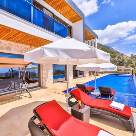 Villa Loft Kalkan With Jacuzzi-sauna And Heating Swimming Pool