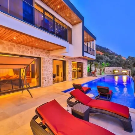 Loft Kalkan With Jacuzzi-sauna And Heating Swimming Pool