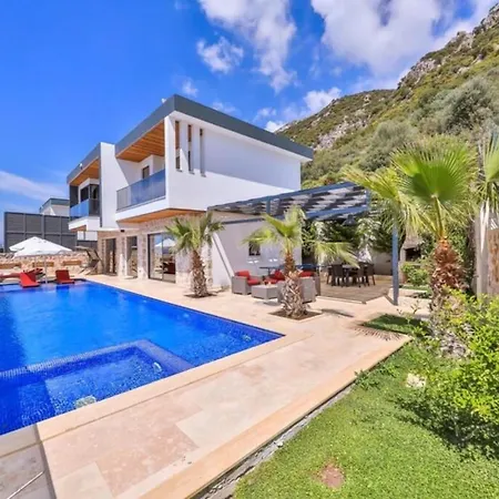Loft Kalkan With Jacuzzi-sauna And Heating Swimming Pool *