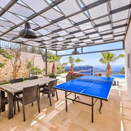Willa Loft Kalkan With Jacuzzi-sauna And Heating Swimming Pool *