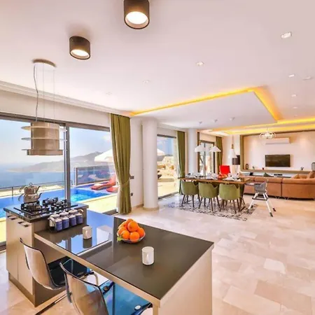 Willa Loft Kalkan With Jacuzzi-sauna And Heating Swimming Pool
