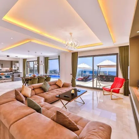Willa Loft Kalkan With Jacuzzi-sauna And Heating Swimming Pool *